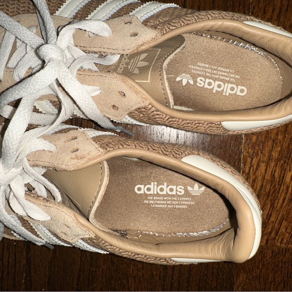 Adidas Mesh Tan Samba Sneakers (size 5) - Picture 5 of 5